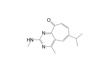 4-methyl-2-(methylamino)-6-propan-2-yl-9-cyclohepta[d]pyrimidinone