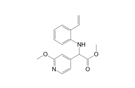 4-Pyridineacetic acid, .alpha.-[(2-ethenylphenyl)amino]-2-methoxy-, methyl ester, (.+-.)-