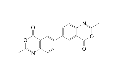 6,6'-Bis(2-methylbenz[d][1,3]oxazin-4-one)