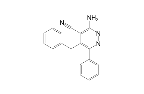 3-Amino-5-benzyl-6-phenylpyridazine-4-carbonitrile