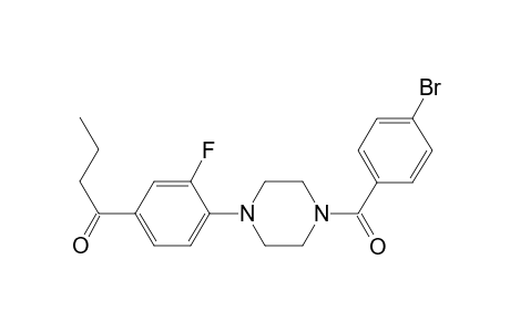 1-[4-[4-(4-Bromo-benzoyl)-piperazin-1-yl]-3-fluoro-phenyl]-butan-1-one