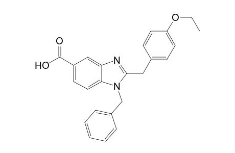 1-Benzyl-2-(4-ethoxybenzyl)benzimidazole-5-carboxylic acid