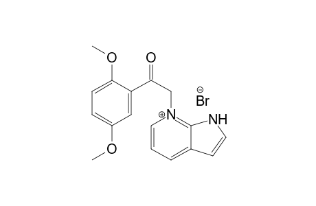 7-(2',5'-Dimethoxyphenacyl)-1H-pyrrolo[2,3-b]pyridinium bromide