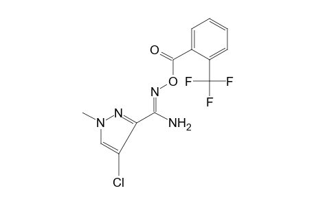 4-chloro-1-methyl-O-(alpha,alpha,alpha-trifluoro-o-toluoyl)pyrazole-3-carboxamidoxime