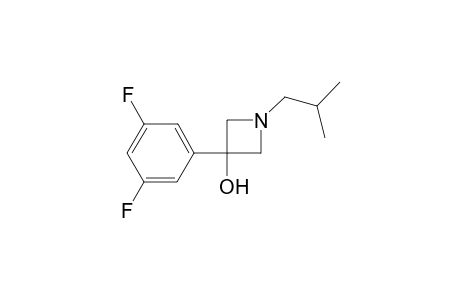3-(3,5-difluorophenyl)-1-isobutylazetidin-3-ol