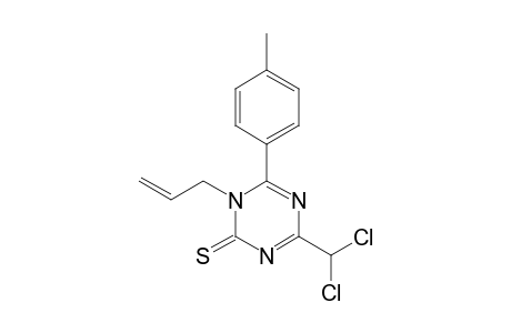 1-Allyl-4-(dichloromethyl)-6-(4-methylphenyl)-1,3,5-triazine-2(1H)-thione