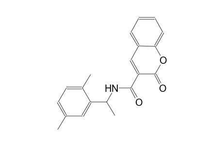 N-[1-(2,5-dimethylphenyl)ethyl]-2-oxo-2H-chromene-3-carboxamide