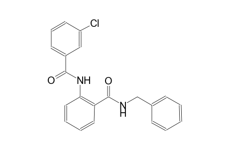 N-benzyl-2-[(3-chlorobenzoyl)amino]benzamide