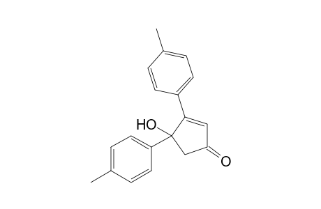 4-Hydroxy-3,4-bis(p-tolyl)cyclopent-2-en-1-one