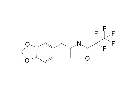 N-(1-(benzo[d][1,3]dioxol-5-yl)propan-2-yl)-2,2,3,3,3-pentafluoro-N-methylpropanamide