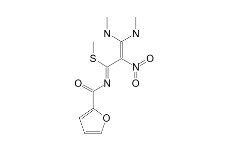 N-(3,3-BIS-(METHYLAMINO)-1-(METHYLTHIO)-2-NITROPROP-2-ENYLIDENE)-FURAN-2-CARBOXAMIDE