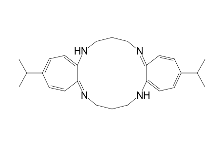 3,13-Diisopropyl-6,7,8,9,16,17,18,19-octahydrodicyclohepta[b,i][1,4,8,11]tetraazacyclotetradecine