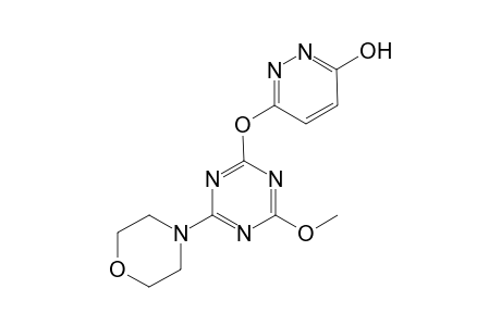 3-Pyridazinol, 6-[[4-methoxy-6-(4-morpholinyl)-1,3,5-triazin-2-yl]oxy]-
