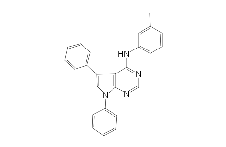 (5,7-diphenylpyrrolo[2,3-d]pyrimidin-4-yl)-(m-tolyl)amine