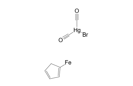 Iron, (bromomercury)dicarbonyl(.eta.5-2,4-cyclopentadien-1-yl)-, (Fe-Hg)