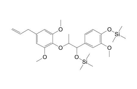 4-[2-(2,6-Dimethoxy-4-prop-2-enylphenoxy)-1-hydroxypropyl]-2-methoxyphenol, 2tms derivative