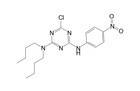 1,3,5-triazine-2,4-diamine, N~2~,N~2~-dibutyl-6-chloro-N~4~-(4-nitrophenyl)-