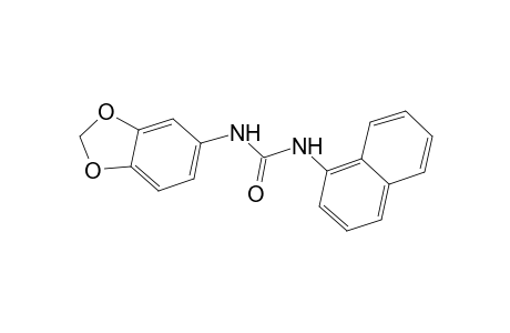 N-(1,3-benzodioxol-5-yl)-N'-(1-naphthyl)urea