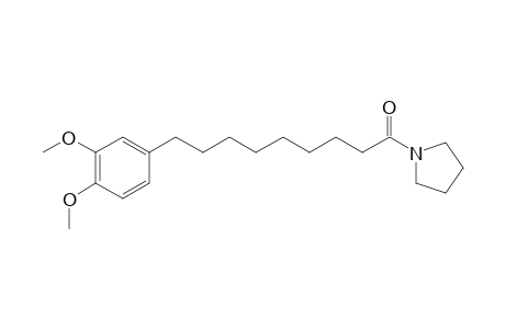 3,4-Dimethoxyphenyl-pa-C9:0 [5-(3,4-dimethoxyphenylononylpyrrolidinamide]