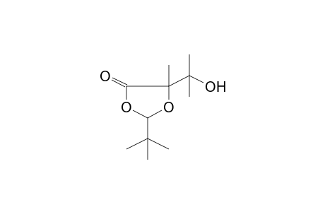2-tert-Butyl-5-(1-hydroxy-1-methylethyl)-5-methyl-1,3-dioxolan-4-one