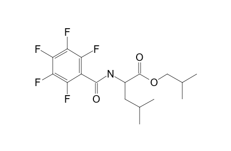 L-Leucine, N-pentafluorobenzoyl-, isobutyl ester