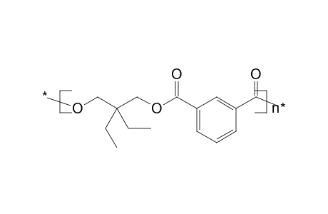 Poly(2,2-diethyl-1,3-propanediol isophthalate)