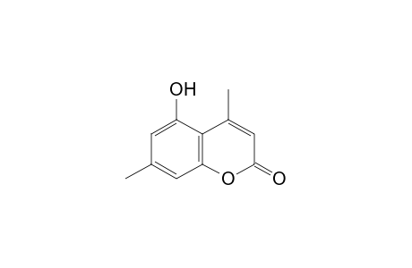 4,7-dimethyl-5-hydroxycoumarin