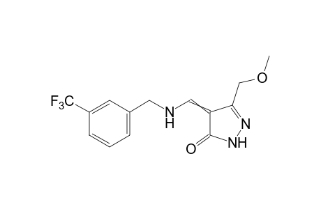 3-(methoxymethyl)-4-{{[m-(trifluoromethyl)benzyl]amino}methylene}-2-pyrazolin-5-one