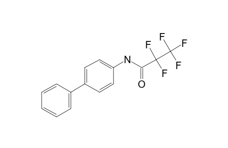 4-Aminobiphenyl, N-pentafluoropropionyl-