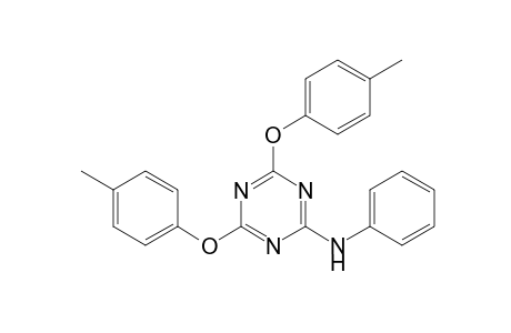 2-anilino-4,6-bis(p-tolyloxy)-s-triazine