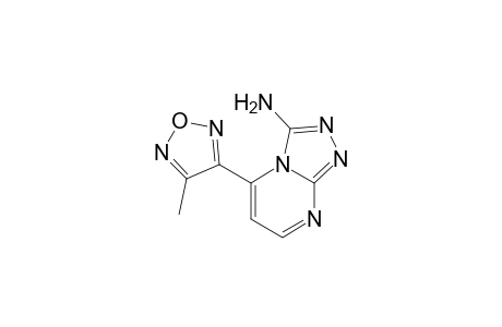 [1,2,4]Triazolo[4,3-a]pyrimidin-3-amine, 5-(4-methyl-1,2,5-oxadiazol-3-yl)-