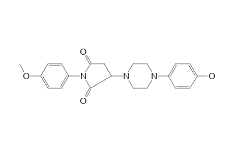 Pyrrolidine-2,5-dione, 3-[4-(4-hydroxyphenyl)piperazin-1-yl]-1-(4-methoxyphenyl)-