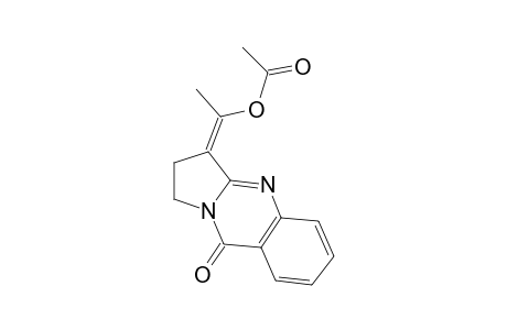 (Z)-2,3-dihydro-3-(1-hydroxyethylidene)pyrrolo[2,1-b]quinazolin9(1H)-one, acetate (ester)