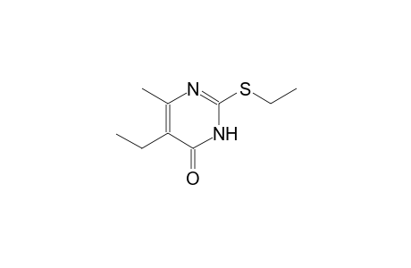 4(3H)-pyrimidinone, 5-ethyl-2-(ethylthio)-6-methyl-