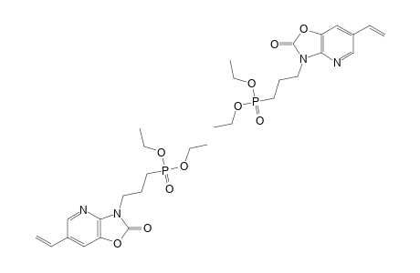 6-VINYL-3-[2-(DIETHOXYPHOSPHORYL)-PROPYL]-OXAZOLO-[4.5-B]-PYRIDINE-2-(3-H)-ONE;MIXTURE_OF_ISOMERS