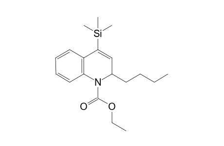 Ethyl 2-butyl-4-(trimethylsilyl)quinoline-1(2H)-carboxylate