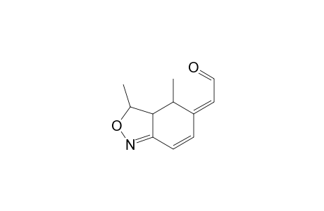 (3,4-dimethyl-3a,4-dihydro-2,1-benzisoxazol-5(3H)-ylidene)acetaldehyde