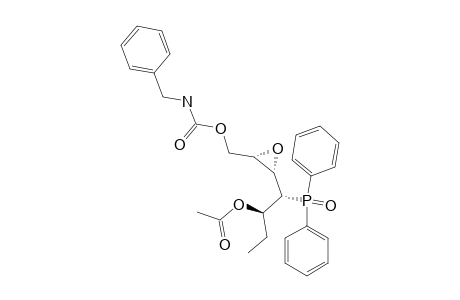 (2R,3R,4S,5R)-5-ACETOXY-1-[(N-BENZYLCARBAMOYL)-OXY]-4-DIPHENYLPHOSPHINOYL-2,3-EPOXYHEPTANE
