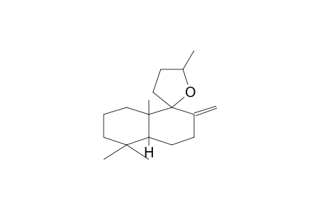 4,4,5',8a-tetramethyl-7-methylenespiro[1,2,3,4a,5,6-hexahydronaphthalene-8,2'-oxolane]