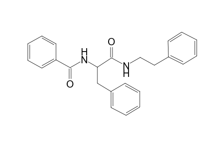 Propanamide, 2-benzoylamino-3-phenyl-N-(2-phenylethyl)-