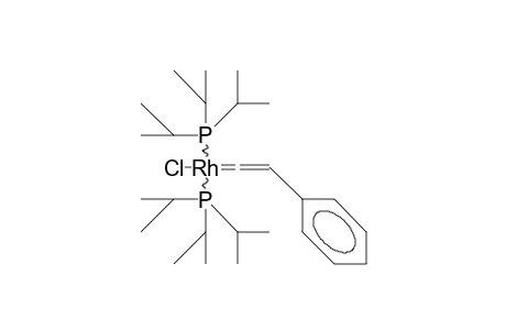 trans-Chloro-bis(triisopropyl-phosphane)-(phenyl-vinylidene)-rhodium