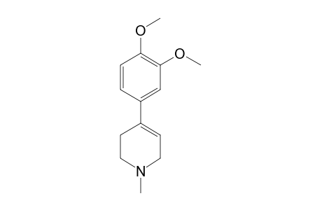 Pyridine, 1,2,3,6-tetrahydro-4-[3,4-dimethoxyphenyl]-1-methyl-