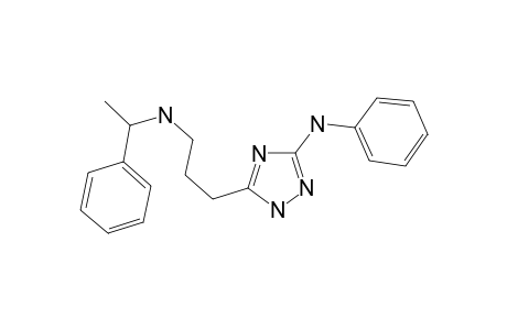 3-Anilino-5-[3-(1-phenylethylamino)propyl]-1,2,4-triazol