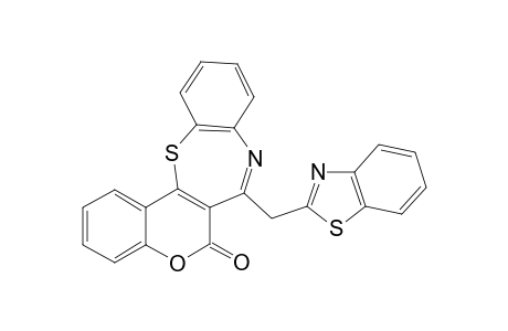 7-(1,3-benzothiazol-2-ylmethyl)chromeno[4,3-b][1,5]benzothiazepin-6-one