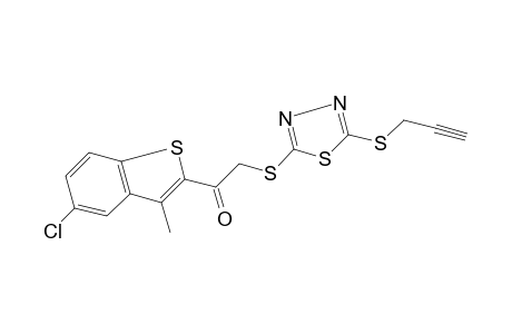 5-chloro-3-methylbenzo[b]thien-2-yl {{5-[(2-propynyl)thio]-1,3,4-thiadiazol-2-yl}thio}methyl ketone