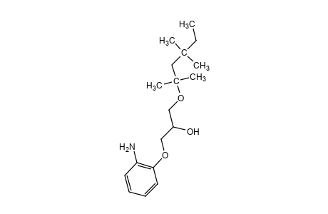 1-(o-aminophenoxy)-3-[(1,1,3,3-tetramethylpentyl)oxy]-2-propanol