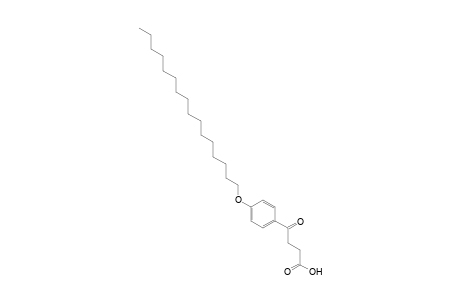 3-[p-(hexadecyloxy)benzoyl]propionic acid