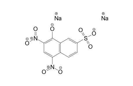 5,7-dinitro-8-hydroxy-2-naphthalenesulfonic acid, disodium salt