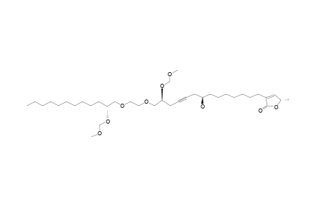 (S)-3-{(8R,13S)-8-Hydroxy-13-methoxymethoxy-14-[2-((R)-2-methoxymethoxy-dodecyloxy)-ethoxy]-tetradec-10-ynyl}-5-methyl-5H-furan-2-one