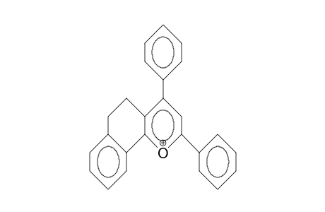 2,4-Diphenyl-5,6-(dihydro-naphtho)-pyrylium cation